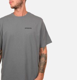 PATAGONIA T-Shirts | T-Shirt P6 Logo Plume Grey