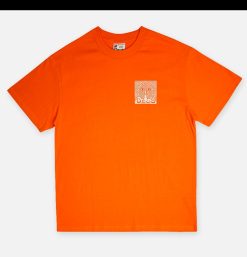 DEUS T-Shirts | Uv Tee Orange Ochre