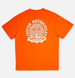 DEUS T-Shirts | Uv Tee Orange Ochre