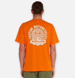 DEUS T-Shirts | Uv Tee Orange Ochre