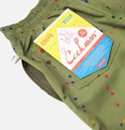 COOKMAN Pantalons | Chef Pants Sauce Splash Olive