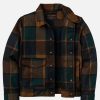 FILSON Blousons & Manteaux | Mackinaw Wool Work Plaid Green