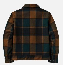 FILSON Blousons & Manteaux | Mackinaw Wool Work Plaid Green