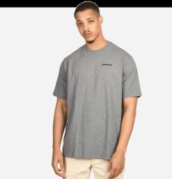 PATAGONIA T-Shirts | P-6 Logo T-Shirt Gravel Heather