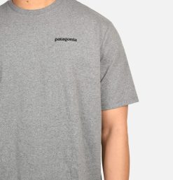 PATAGONIA T-Shirts | P-6 Logo T-Shirt Gravel Heather