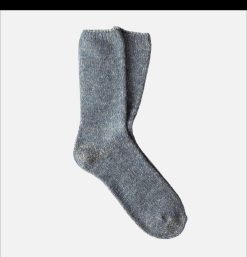 THUNDERS LOVE Chaussettes | Recycled Wool Socks Blue