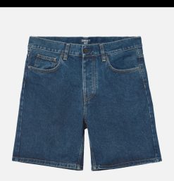 CARHARTT WIP Shorts | Newel Short Blue Stone Washed