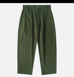 STANDARD TYPES Pantalons | Naval Button Pants Green