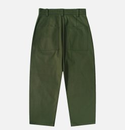 STANDARD TYPES Pantalons | Naval Button Pants Green