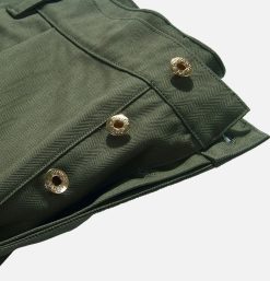 STANDARD TYPES Pantalons | Naval Button Pants Green