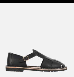 STEVE MONO Sandales | Artisanal Sandal Black