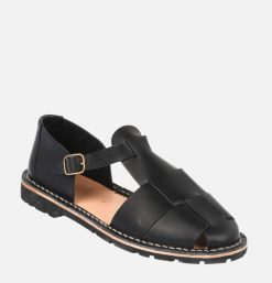 STEVE MONO Sandales | Artisanal Sandal Black