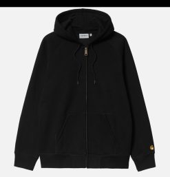 CARHARTT WIP Sweats & Polaires | Hooded Chase Jacket Black