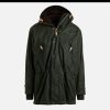 MANIFATTURA CECCARELLI Blousons & Manteaux | Long Moutain Parka Wax Green