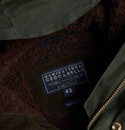 MANIFATTURA CECCARELLI Blousons & Manteaux | Long Moutain Parka Wax Green