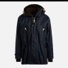 MANIFATTURA CECCARELLI Blousons & Manteaux | Long Moutain Parka Wax Navy