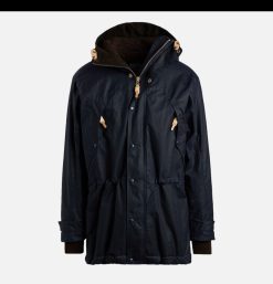 MANIFATTURA CECCARELLI Blousons & Manteaux | Long Moutain Parka Wax Navy