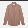 PORTUGUESE FLANNEL Chemises & Polos | Chemise Abstract Brown