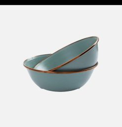 BAREBONES Outdoor | Enamel Bowl Set X 2 Mint