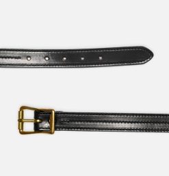 YUKETEN Ceintures | Ceinture Triple Stitched Black