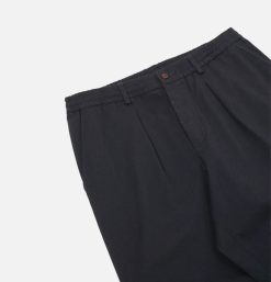 UNIVERSAL WORKS Chinos | Pantalon Double Pleated Black