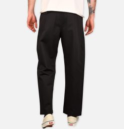 UNIVERSAL WORKS Chinos | Pantalon Double Pleated Black