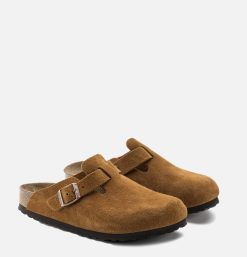 BIRKENSTOCK Sandales | Chaussures Boston Mink Suede