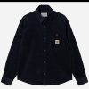 CARHARTT WIP Chemises & Polos | Flint Shirt Corduroy Navy