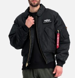 ALPHA INDUSTRIES Blousons & Manteaux | Veste Cwu 45 Noire