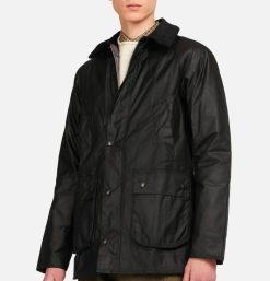 BARBOUR Blousons & Manteaux | Veste Bedale Sl Wax Black