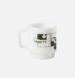 CARHARTT WIP Maison | Assemble Glass Mug White Plant