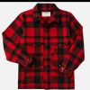 FILSON Blousons & Manteaux | Mackinaw Cruiser Red Black