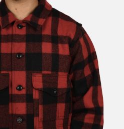 FILSON Blousons & Manteaux | Mackinaw Cruiser Red Black