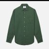 PORTUGUESE FLANNEL Chemises & Polos | Chemise Teca Moss Green