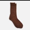 ROTOTO Chaussettes | Chaussettes Loose Pile Chocolat