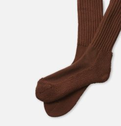 ROTOTO Chaussettes | Chaussettes Loose Pile Chocolat