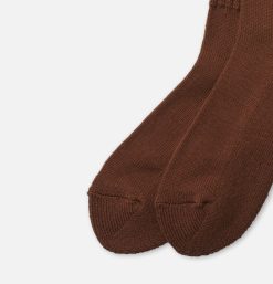 ROTOTO Chaussettes | Chaussettes Loose Pile Chocolat