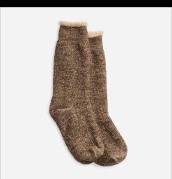 ROTOTO Chaussettes | Double Face Dark Brown