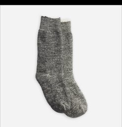 ROTOTO Chaussettes | Chaussettes Double Face Charcoal