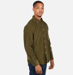 PORTUGUESE FLANNEL Chemises & Polos | Chemise Lobo Olive