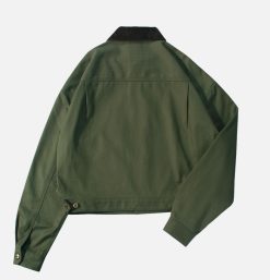 STANDARD TYPES Blousons & Manteaux | Corduroy Collar Jacket Green