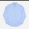 PORTUGUESE FLANNEL Chemises & Polos | Chemise Brushed Oxford Blue