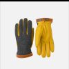 HESTRA Gants Bonnets Echarpes | Gants Deerskin Wool Tricot Charcoal