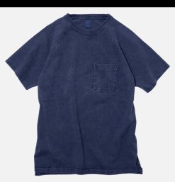 GOOD ON T-Shirts | Heavy Raglan Pocket Tee Navy