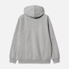 CARHARTT WIP Sweats & Polaires | Chase Hooded Jacket Grey Heather