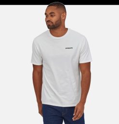 PATAGONIA T-Shirts | P6 Mission T-Shirt White