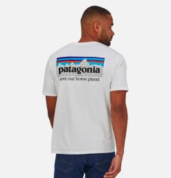 PATAGONIA T-Shirts | P6 Mission T-Shirt White