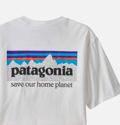 PATAGONIA T-Shirts | P6 Mission T-Shirt White