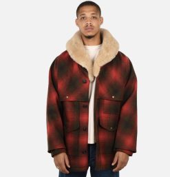 FILSON Blousons & Manteaux | Woolpacker Coat Red Green