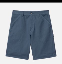 CARHARTT WIP Shorts | Single Knee Short Storm Blue